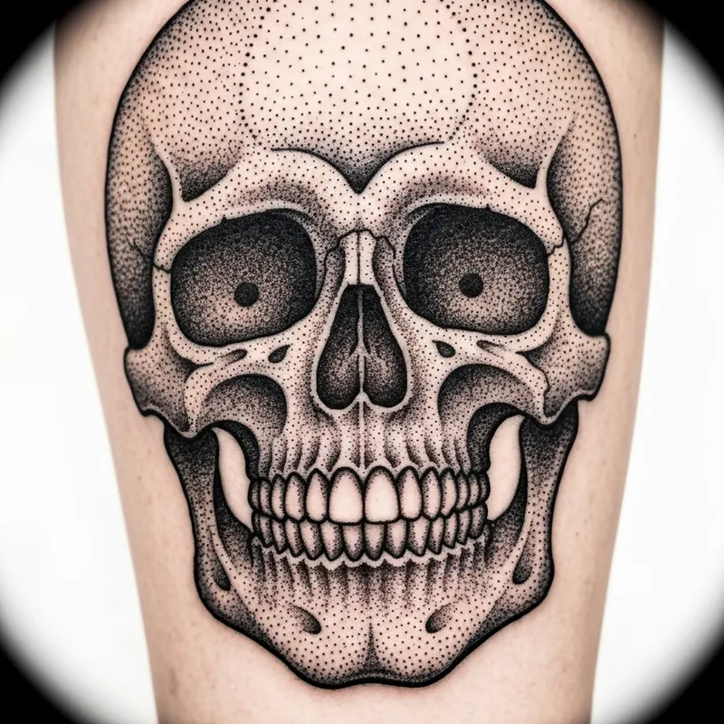Dotwork Skull